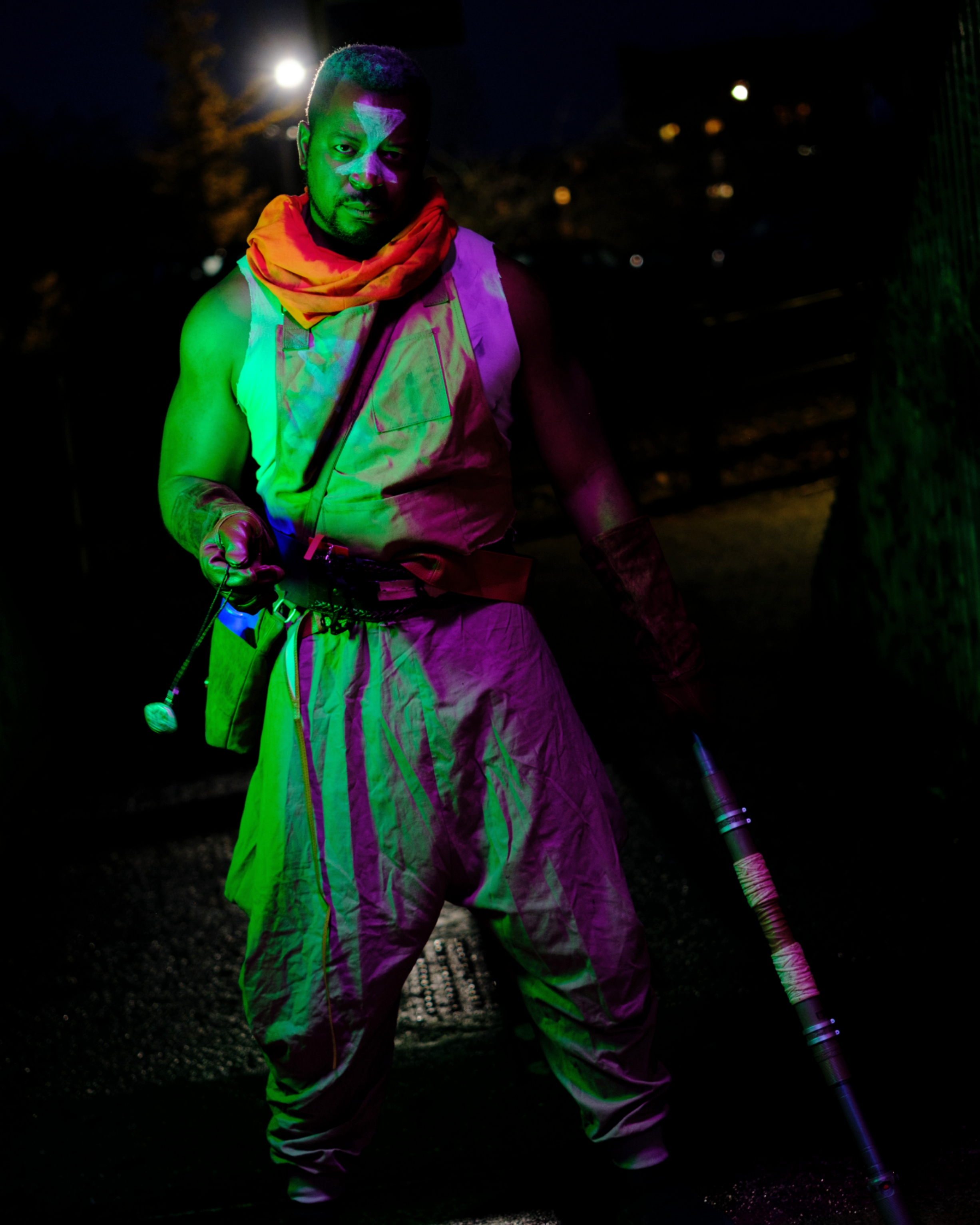 Ekko from League of Legends with time-winder device