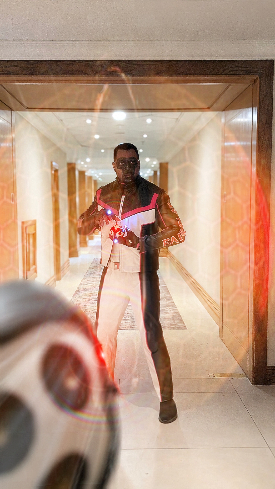 Mr Terrific with T-spheres and Fair Play jacket