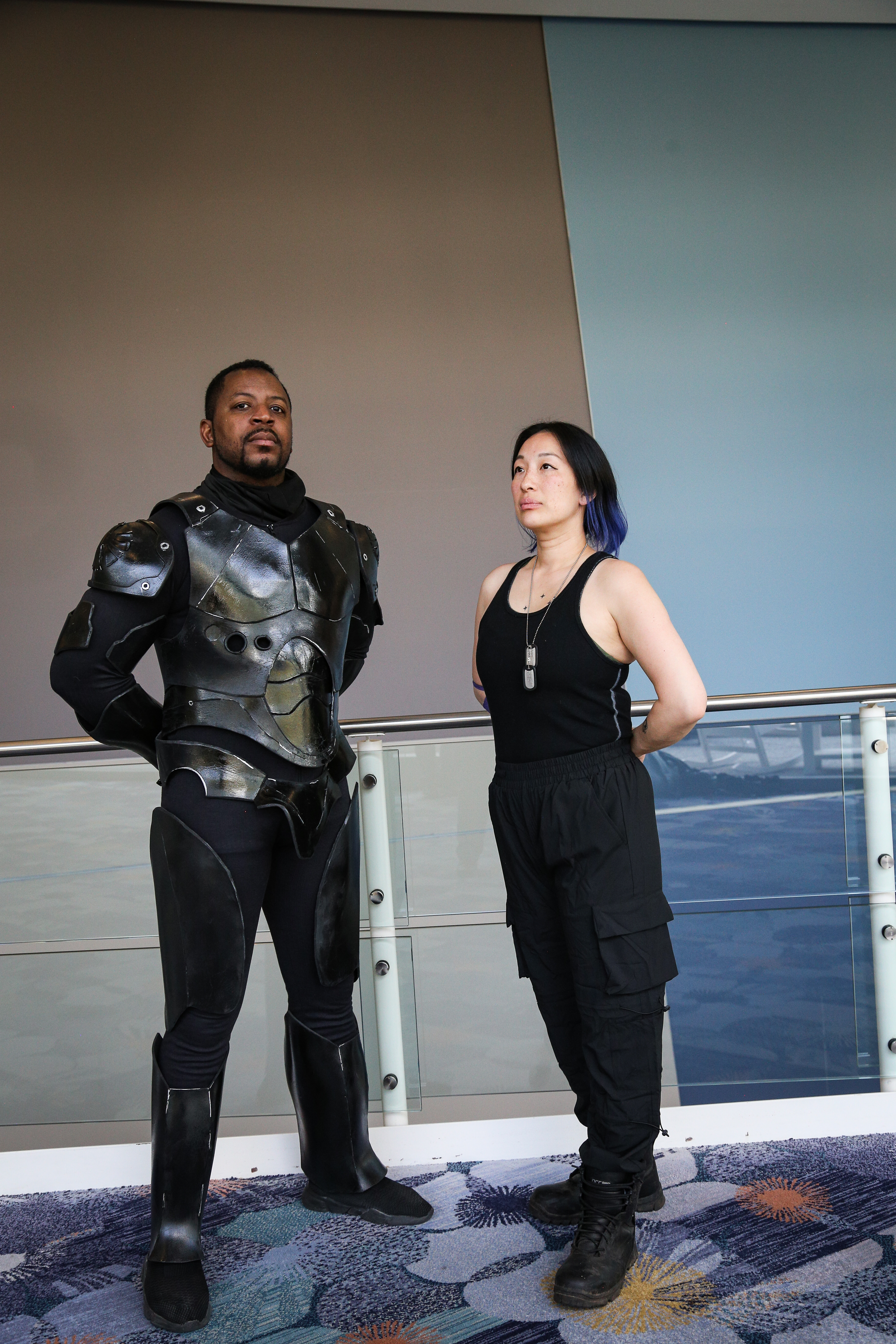 Jaeger pilot in drivesuit from Pacific Rim