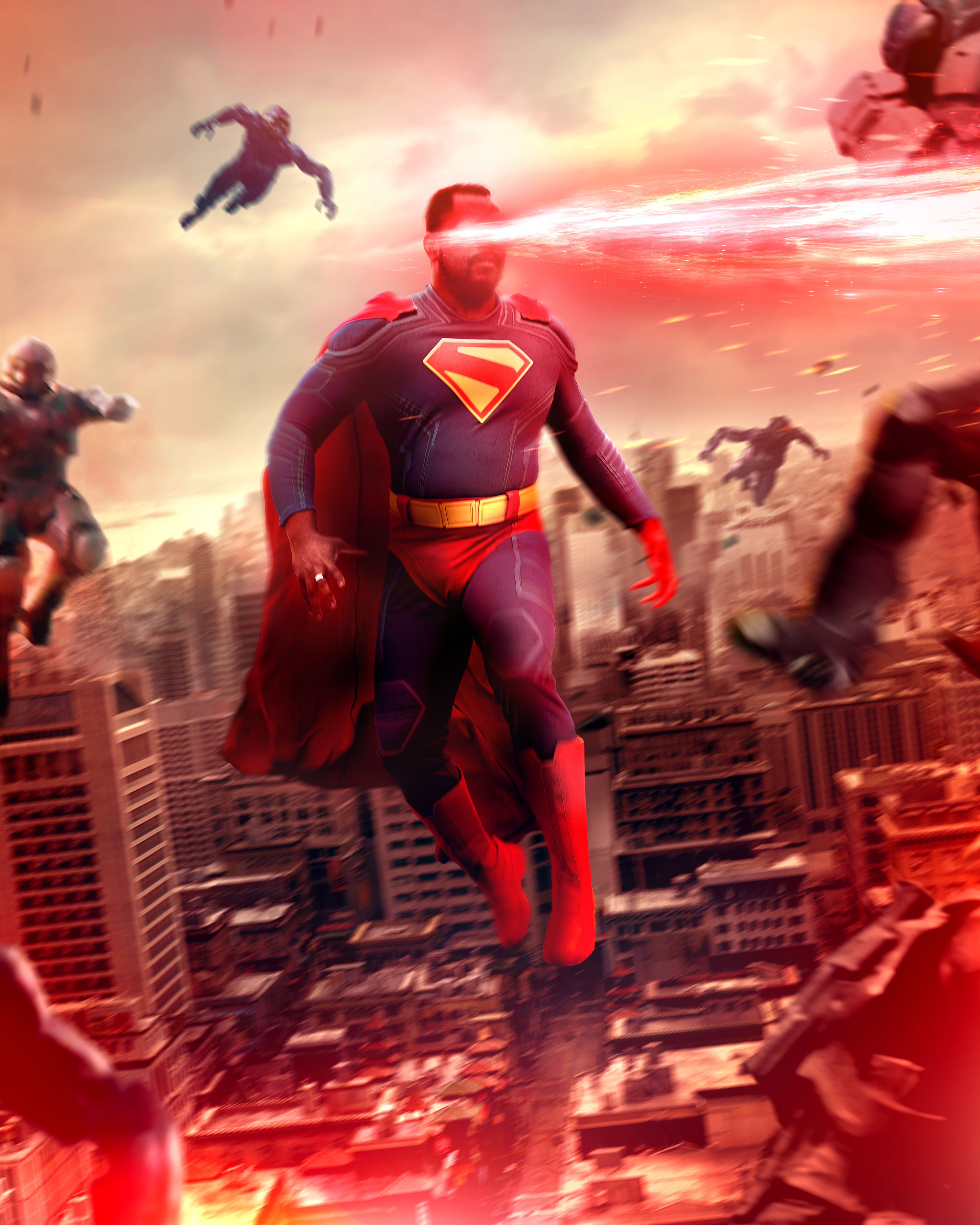 Superman heat vision cinematic edit