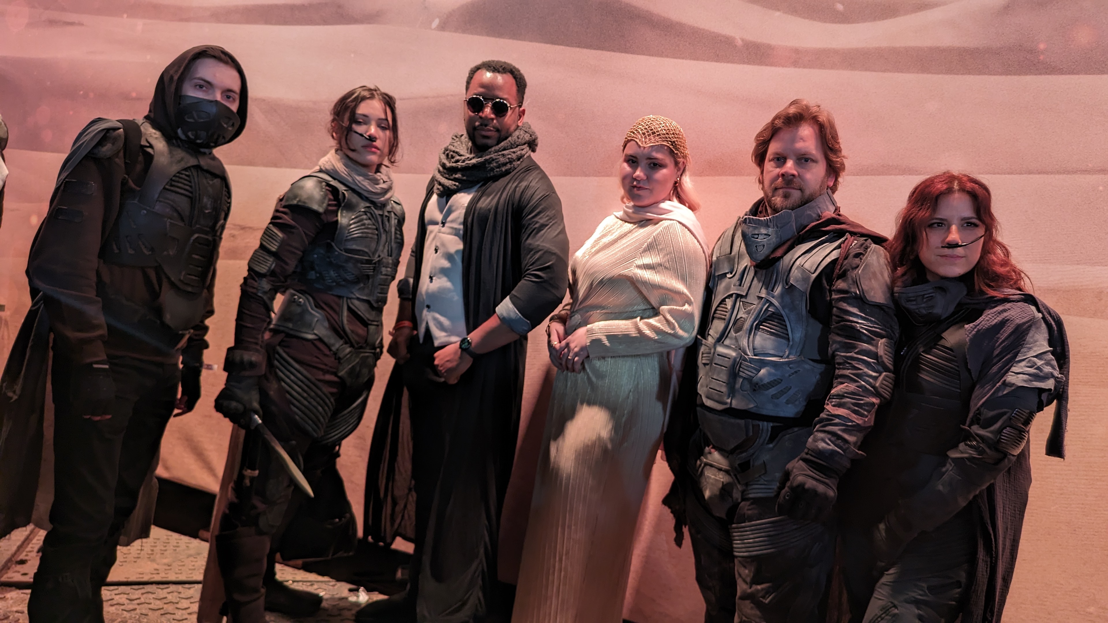 Fremen cosplay group at Dune Part 2 premiere